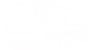 Romero García Logo Blanco